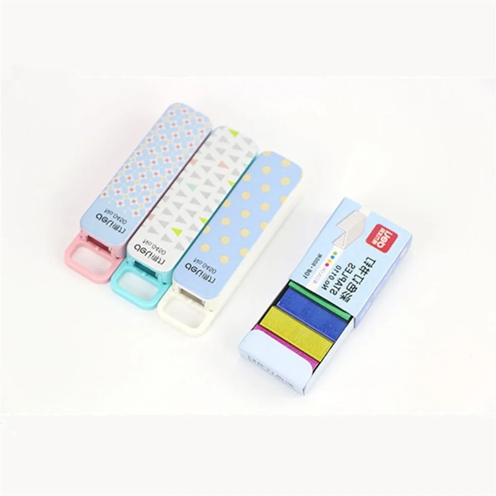 Stationery And Office Supply Chain - Llavero mini grapadora manual de colores