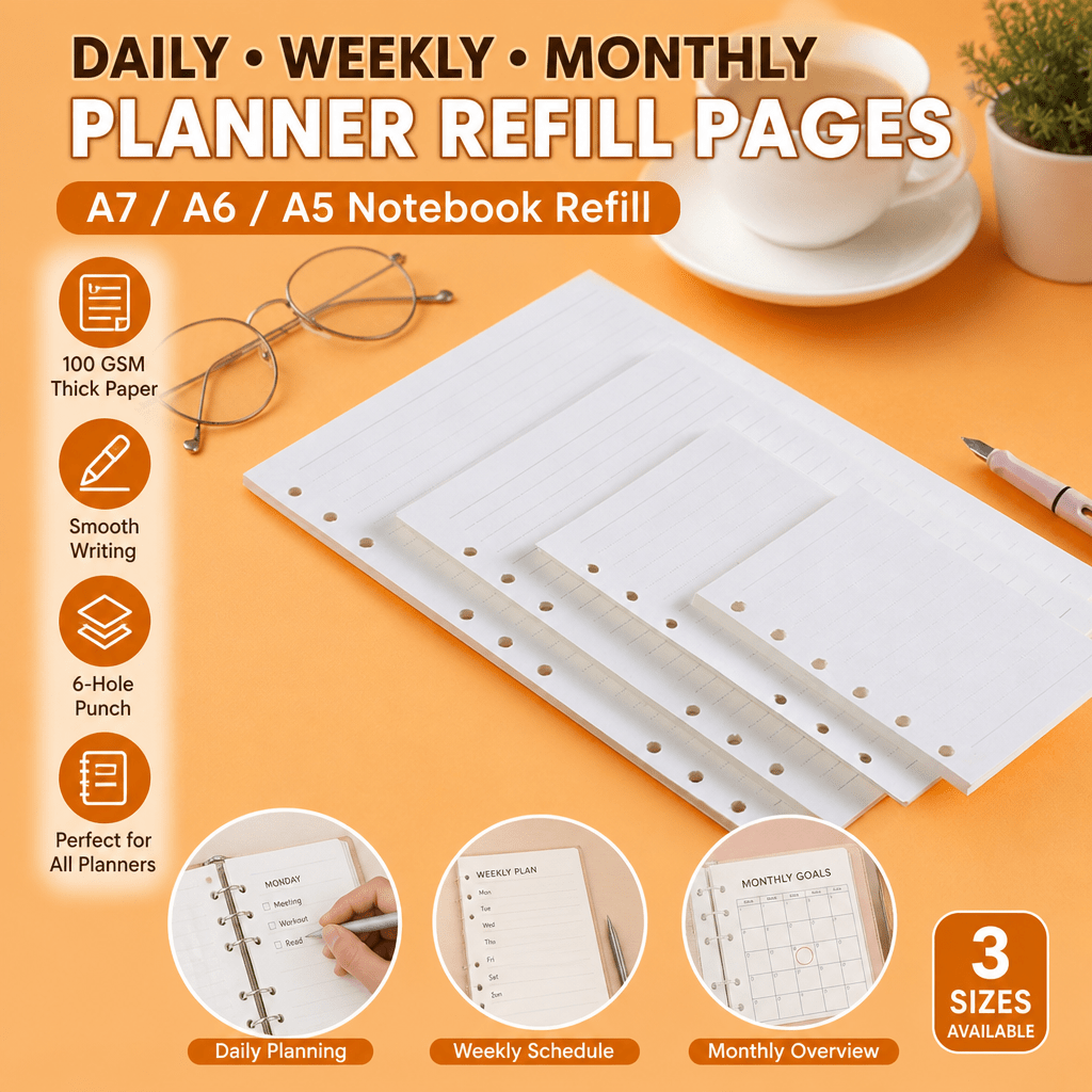 Notebook Dotted A5 - Páginas de repuesto para agendas A5,