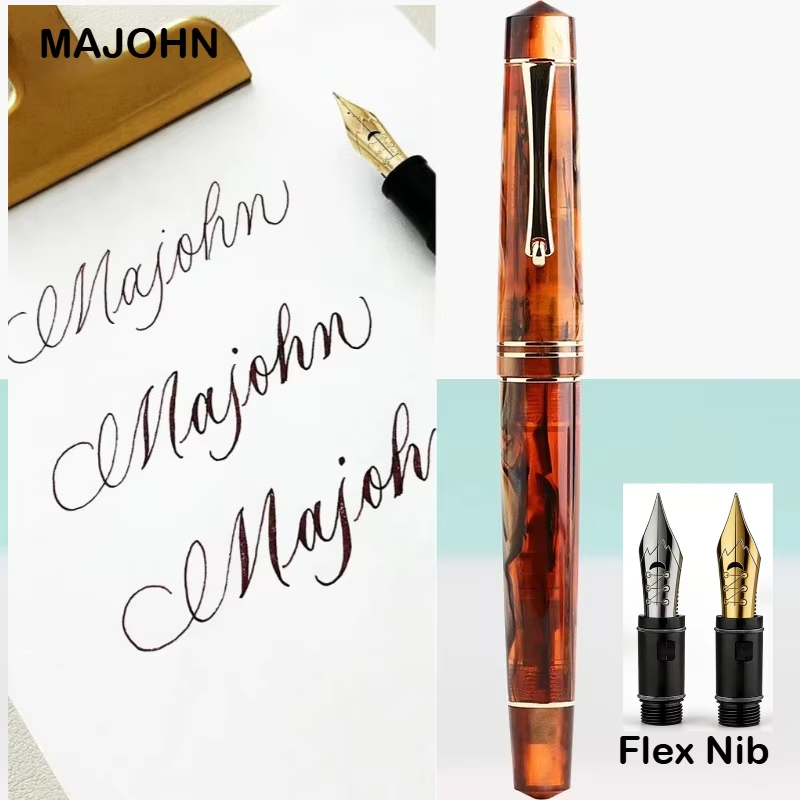 Office Stationery Supply Business - Pluma Estilográfica de Resina Majohn M800