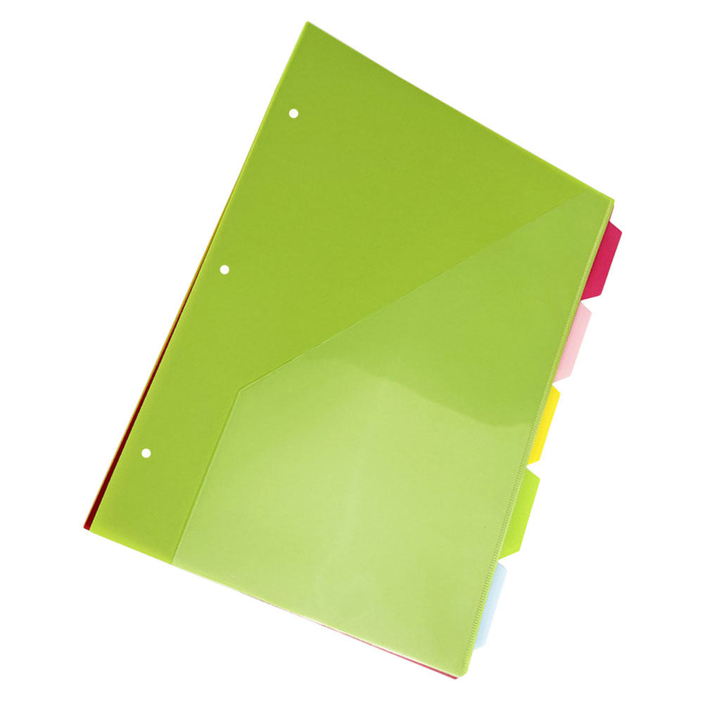 Index Tab Divider - 5 Divisores de Páginas con Tres