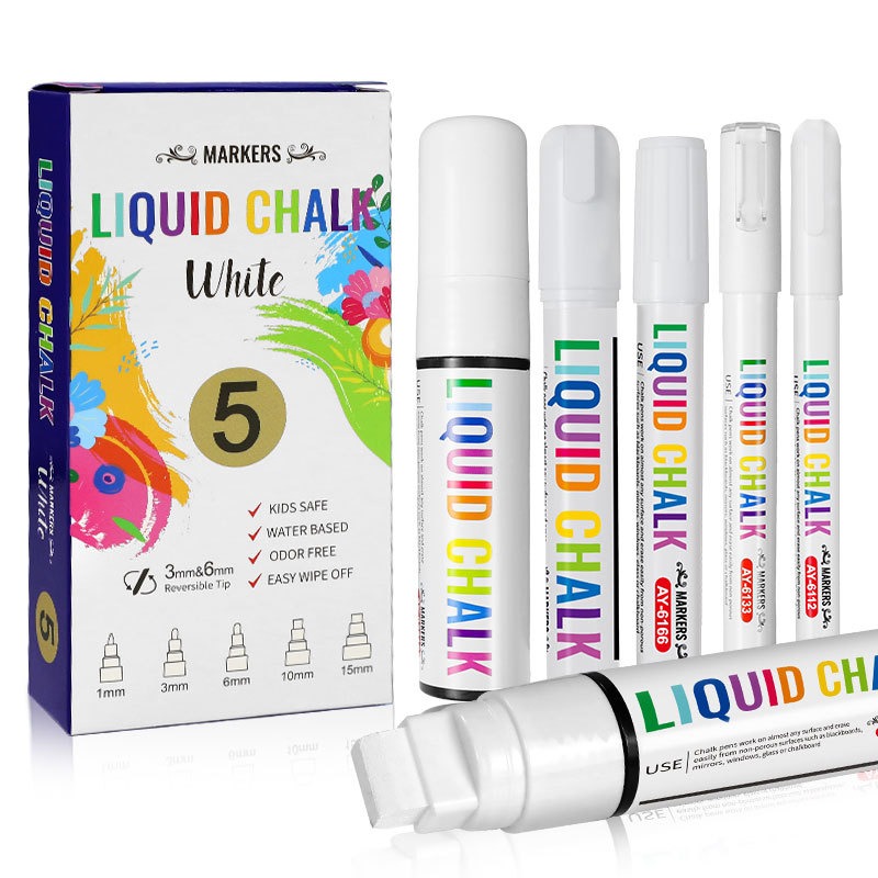 5 unids/set marcadores de tiza - Whiteboard Marker Set reseña y precio