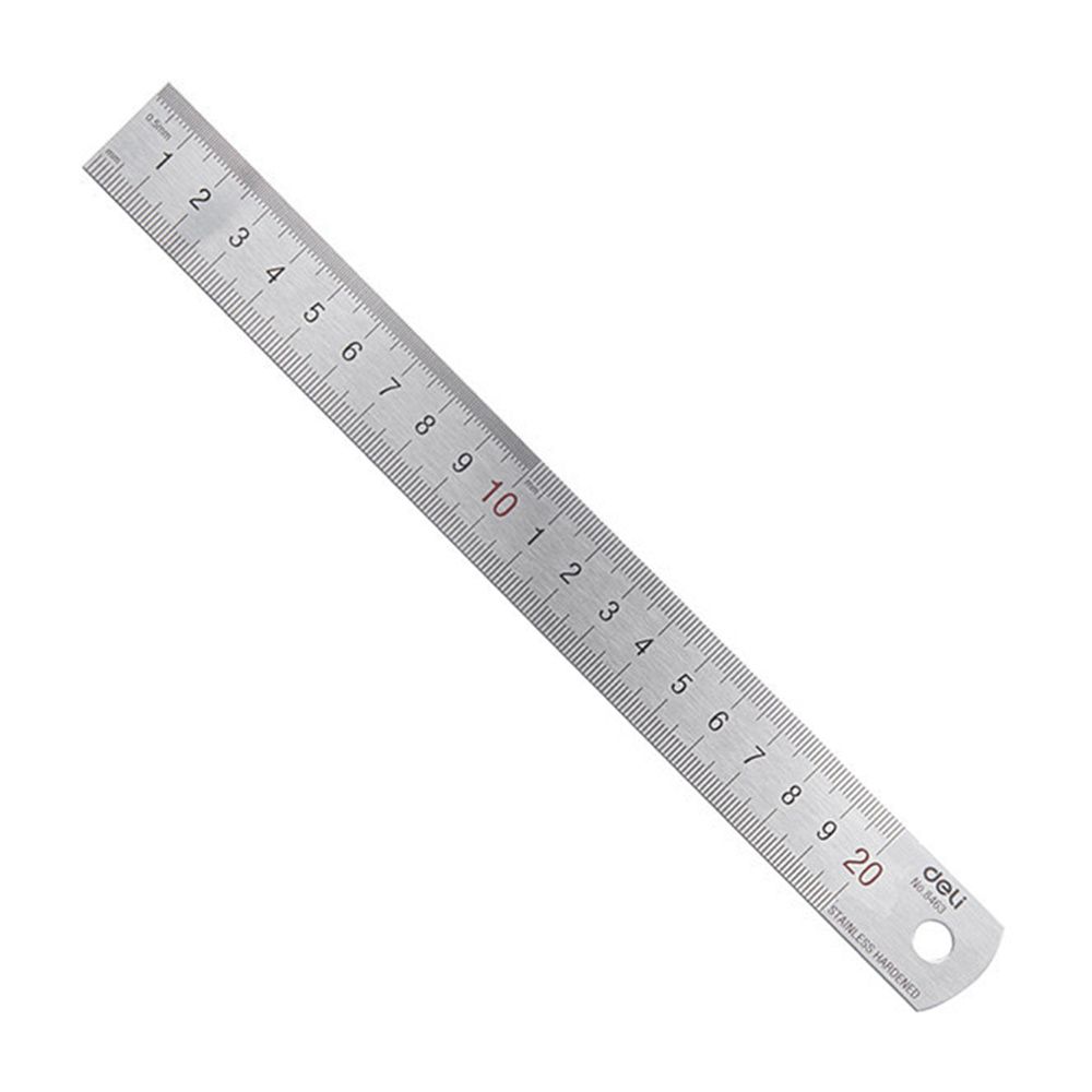 Deli-Regla recta de Metal de a - Stationery And Office Supply Stores reseña y precio