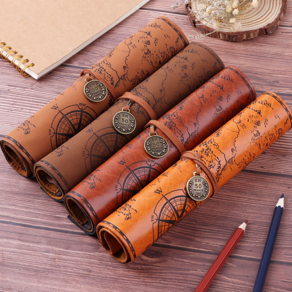 2 estuches para lápices con es - Pen Pouch Roll reseña y precio