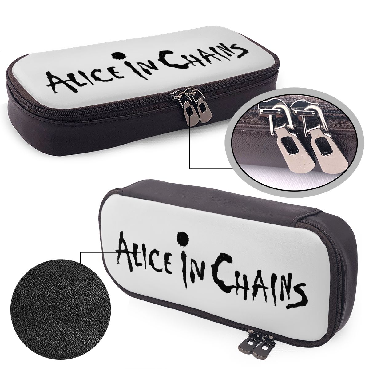 Estuche de cuero Alice In Chai - Stationery And Office Supply Chain reseña y precio