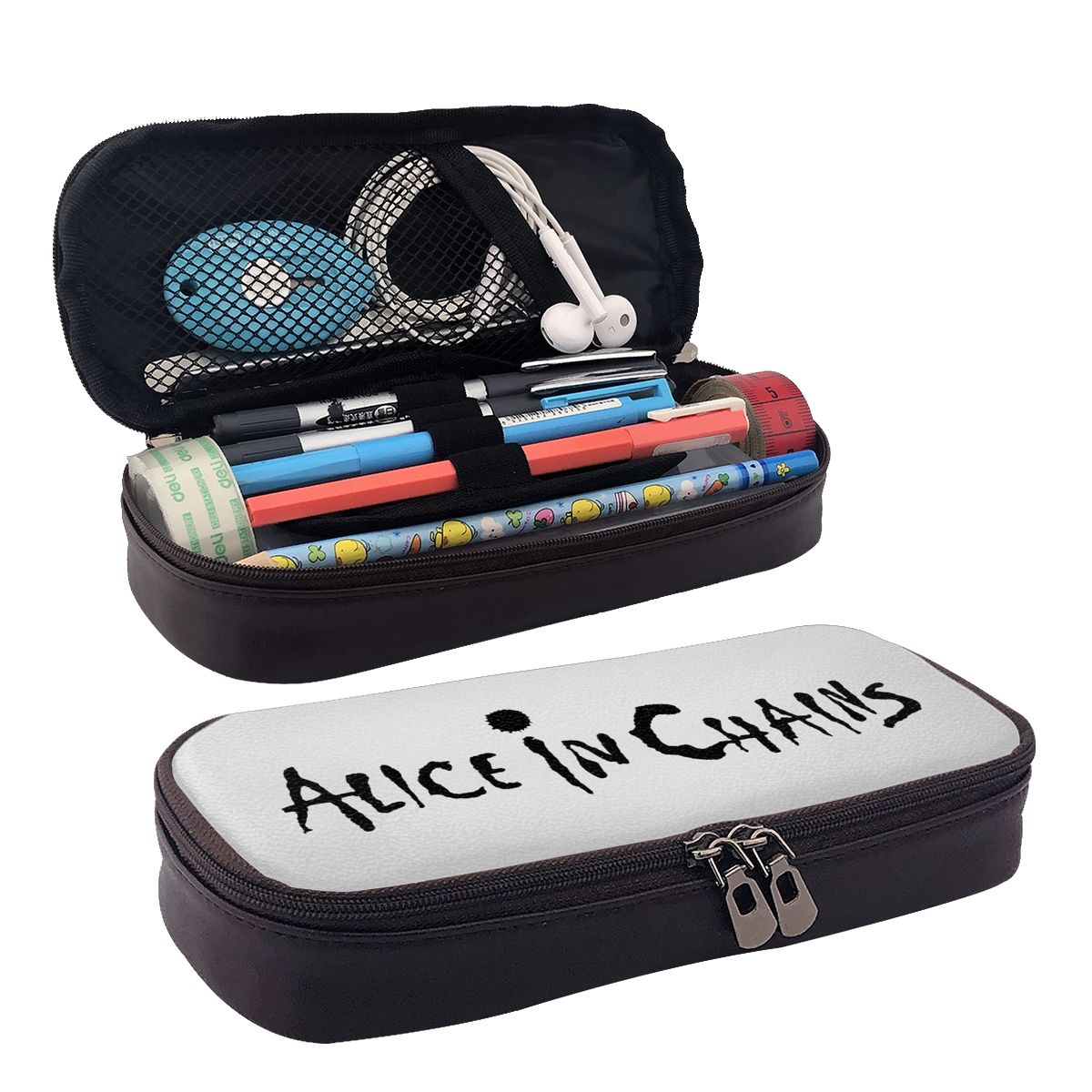 Estuche de cuero Alice In Chai - Stationery And Office Supply Chain reseña y precio